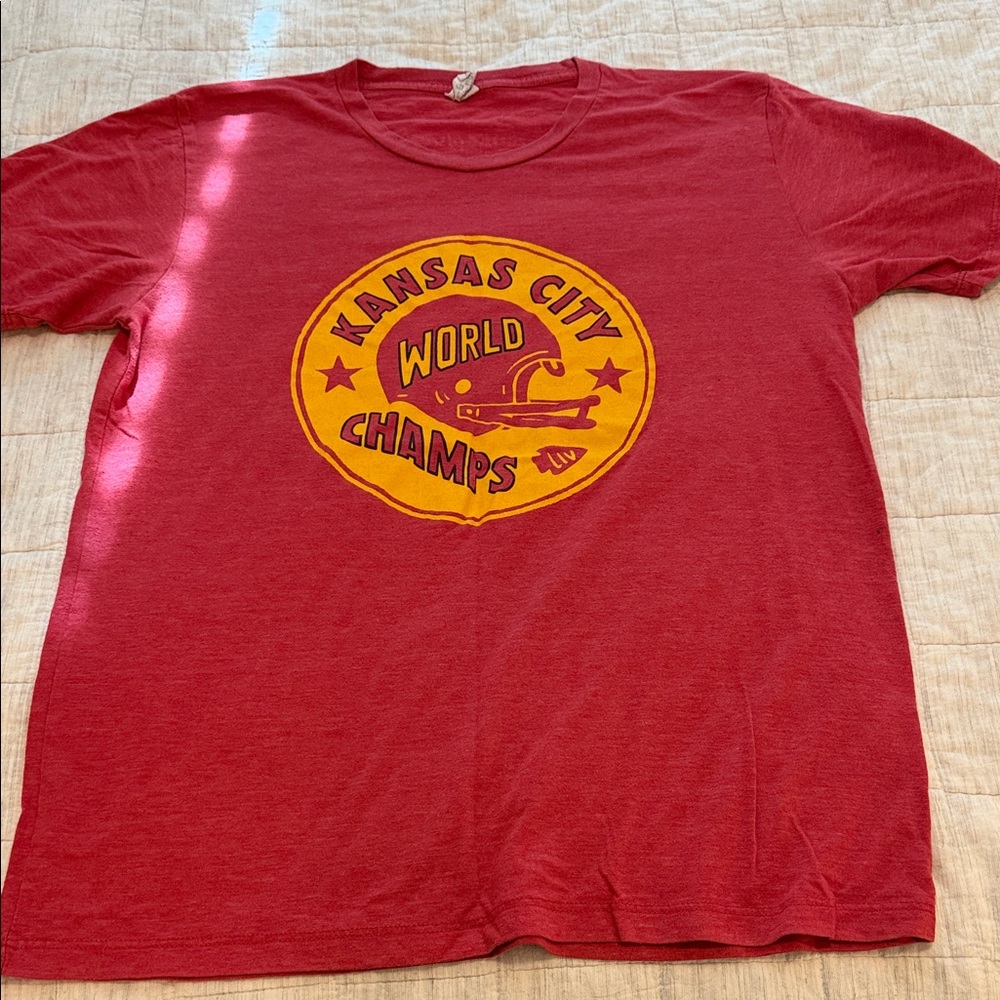 Kansas City World Champs Red T-Shirt